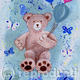 Bear with balloons