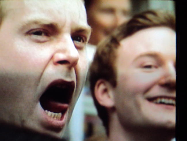 yawning
