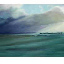 Bamburgh Castle from Holy Island