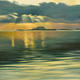 Clare Island from Westport | (sold) | 100 x 84cm | oil on canvas Clare Island from Westport