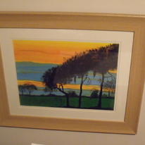 image of sun set in African.