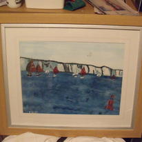 Kimmeridge Bay Dorset, Boat races.