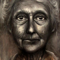 Portrait of old woman