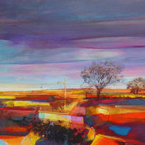 Autumn Sunlight towards Haworth,  