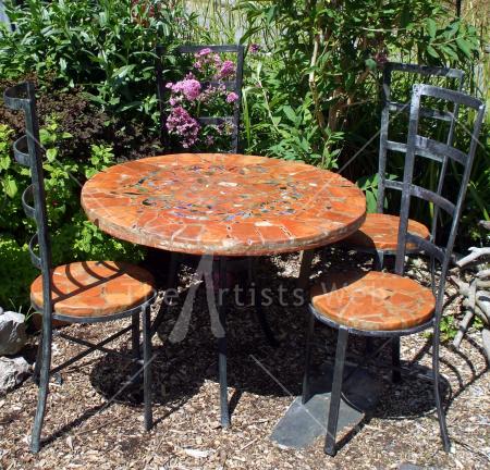 Garden Furniture, Somerset Series 90 cm dia dining set