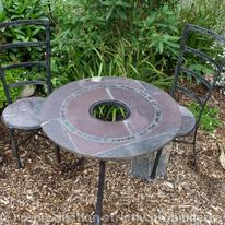 Poem Table and Ladder Back chairs