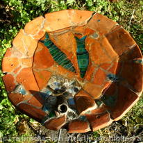 Bird Bath: Two Fish