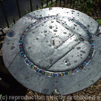 Wave Circle Design garden table