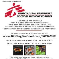 Mosaic Art Online Auction for Doctors Without Borders