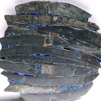 Slipstream handmade garden art table