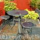 Garden furniture: Round…