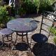 Round Flower table shown…