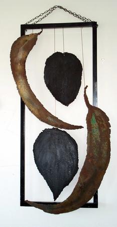hanging leaves of steel