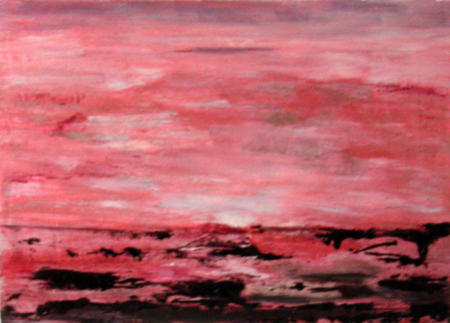 rosy glow sunset