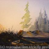 Gunnar's Rowboat - Watercolor 