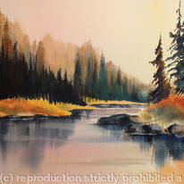 Sunset on Fiddle Creek