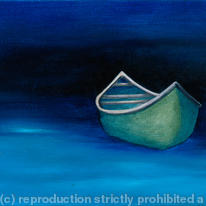 Moonlit Canoe