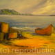 Tranquility - Lake Superior | | 13 x 23cm | Oil on canvas Tranquility - Lake Superior