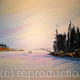 Snowshoeing on Gunflint… | (sold) | 23 x 36cm | Watercolor Snowshoeing on Gunflint…