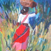 Lady with Basket