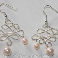 Wire scupltured Earrings