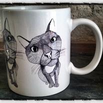 Bigface Cat Mug