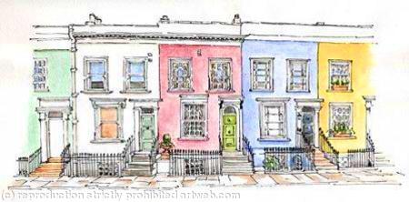 Nottinghill Cottages, London