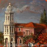 Church Treis Hierarches (three bishops) - acrylics on canvas