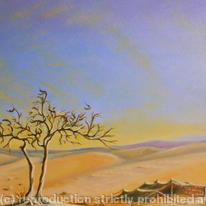Saudi Desert Bedouin Tent