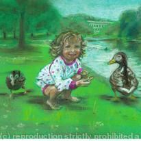 Feeding the ducks