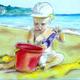 First sandcastle