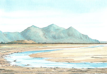 The Rivals from Llanfaglan near Caernarfon, greeting card