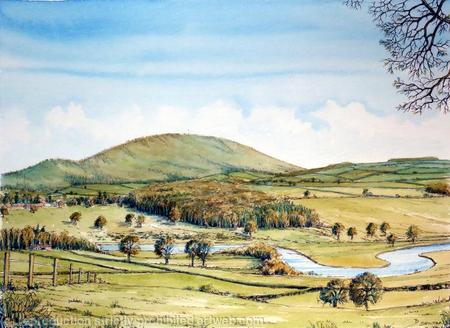 The Wrekin and the River Severn  from Sheinton