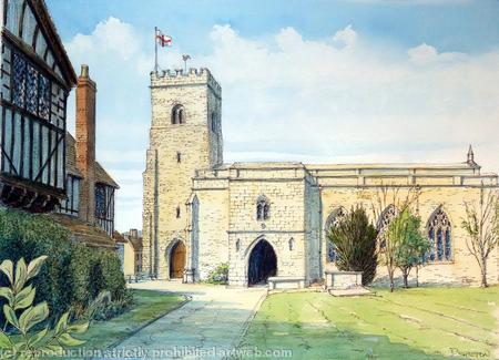 Holy Trinity Church Much Wenlock Shropshire
