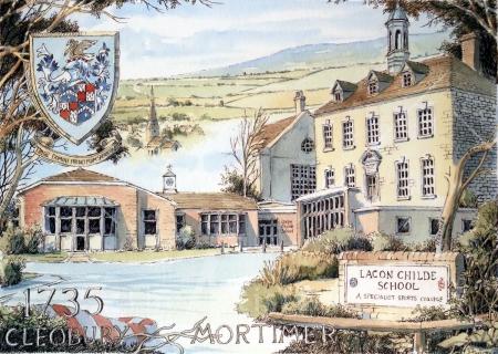 Cleobury Mortimer Composite of Lacon Childe School Cleobury Mortimer Shropshire
