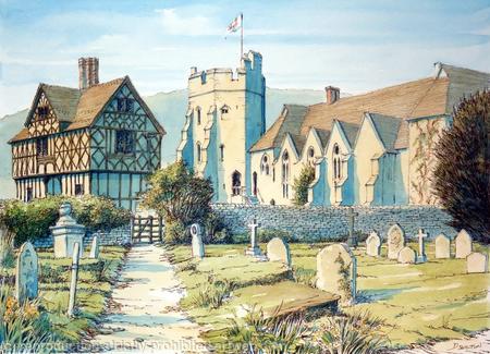 Stokesay Castle Nr Craven Arms Shropshire