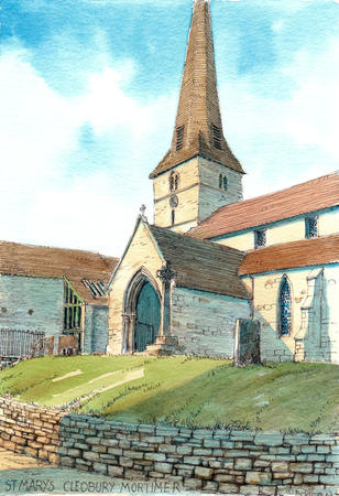 St Mary's Cleobury Mortimer Shropshire