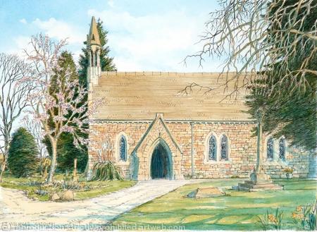 Oldbury bridgnorth church St Nicholas Shropshire
