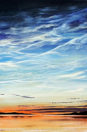 Calm noctilucent clouds Original 