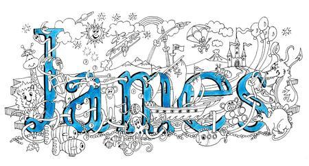 James Name art card ( your short message can be added free)