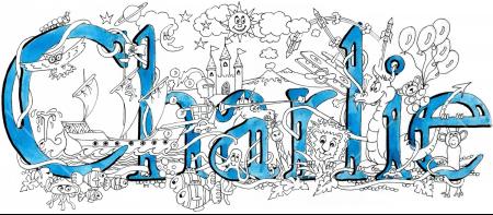 Charlie Name blue art card ( your short message can be added free)