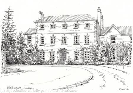 Park House Hotel Shifnal greeting cards that can be personalised with your short message