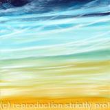 Yellow Sunset Original - Original acrylic painting on canvas