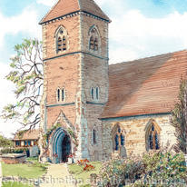 Bobbington Church Holy Cross Nr Claverley Staffordshire 