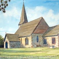 Ditton Priors st John the Baptist Church Shropshire Nr The Brown Clee