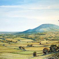 The Wrekin from Wenlock Edge Shropshire