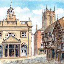 Ludlow Butter Cross Shropshire market town