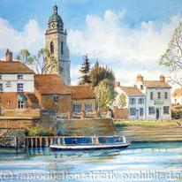 Upton On Severn Worcestershire, greeting card