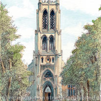 St Georges Kidderminster Worcestershire, greeting /thank you card