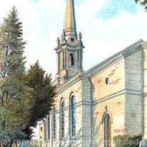 Tardibigge Church St Bartholomew's Worcestershire, greeting card